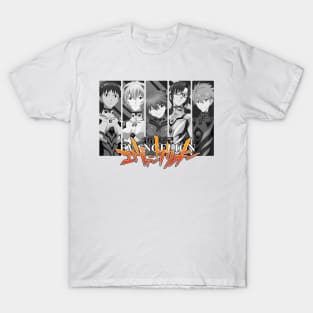 Evangelion Full Team T-Shirt